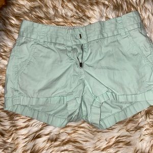 J crew turquoise shorts